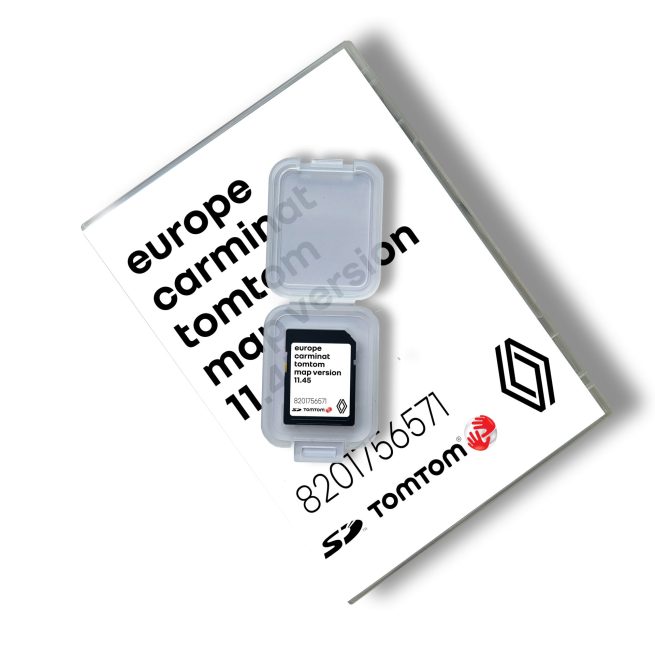 Renault Carminat TomTom 11.25 SD Card Europe 2025-2026 | Part number: 8201756571