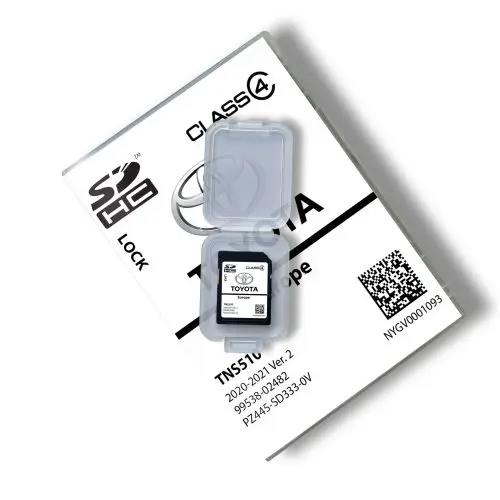 Toyota TNS510 Ver.2 SD Card Europe  Part number: PZ445-SD333-0U