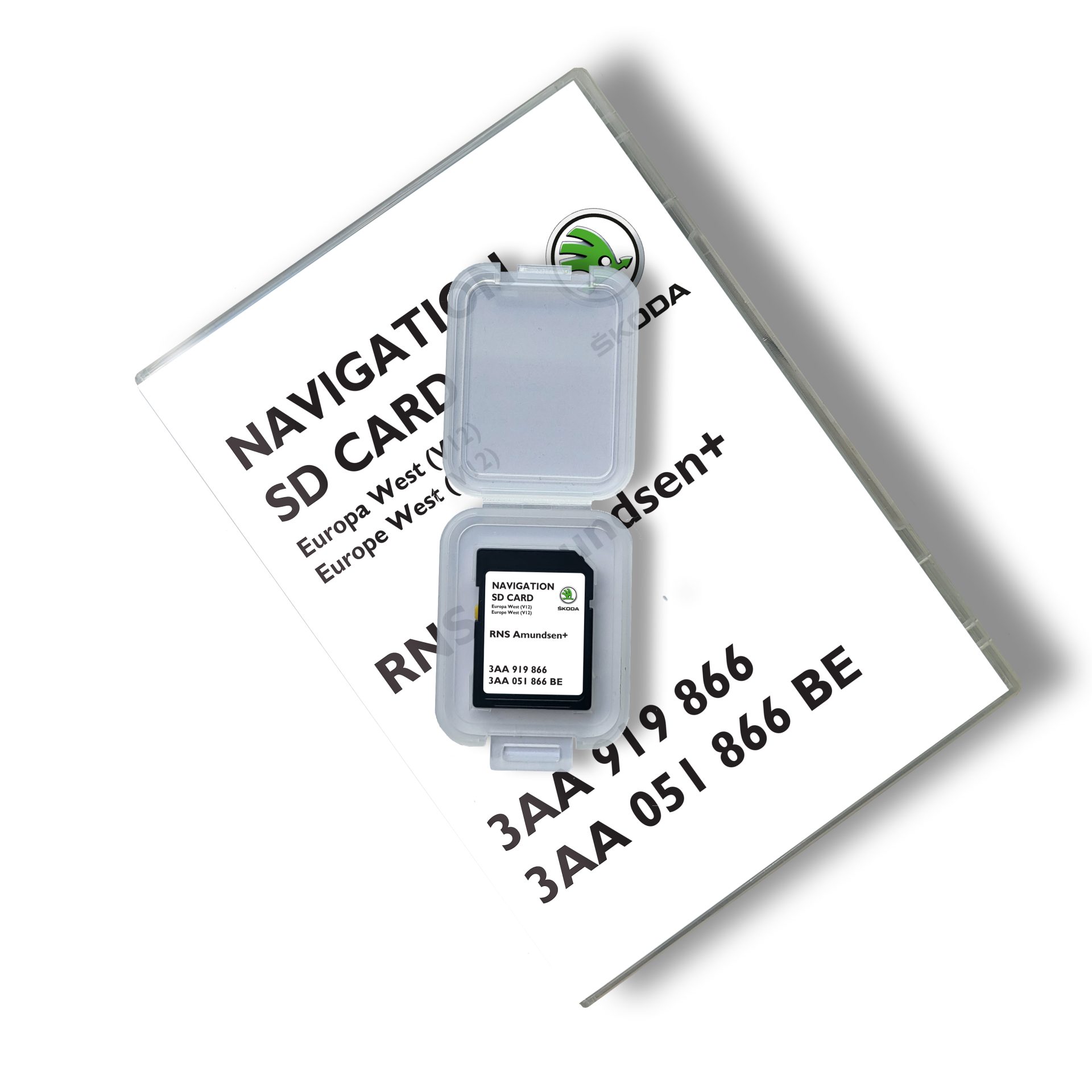Skoda RNS Amundsen V12 SD Card - Skoda Amundsend West