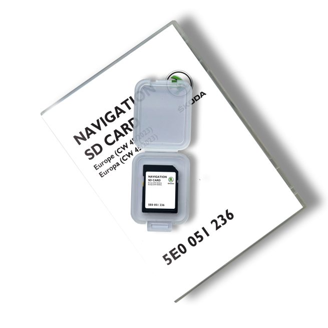 Skoda Amundsen MIB1 SD Card Europe  | 2023-2024 | Part number: 5E0051236